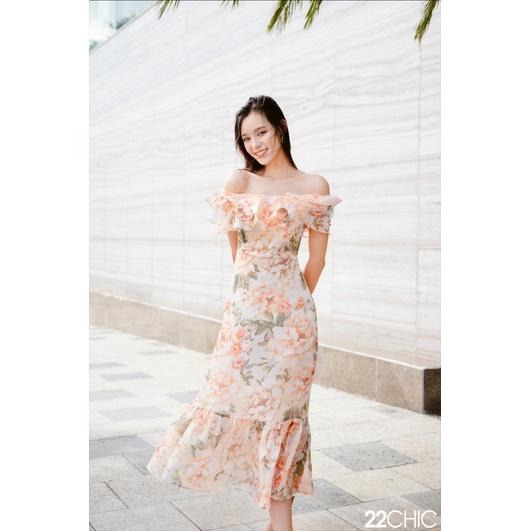 Váy trễ vai hoa - 22CHIC EMELY DRESS