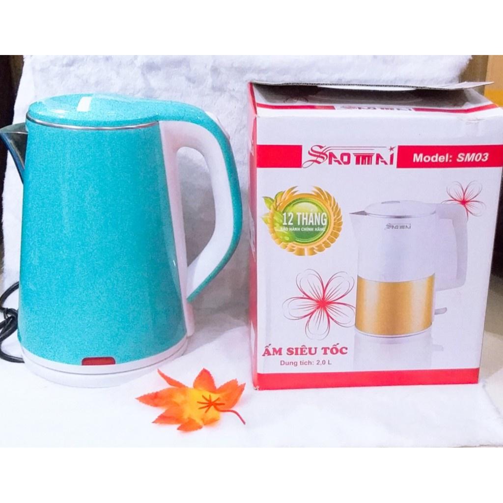 ẤM SIÊU TỐC THÁI CAO CẤP SAO MAI 2,0 LÍT