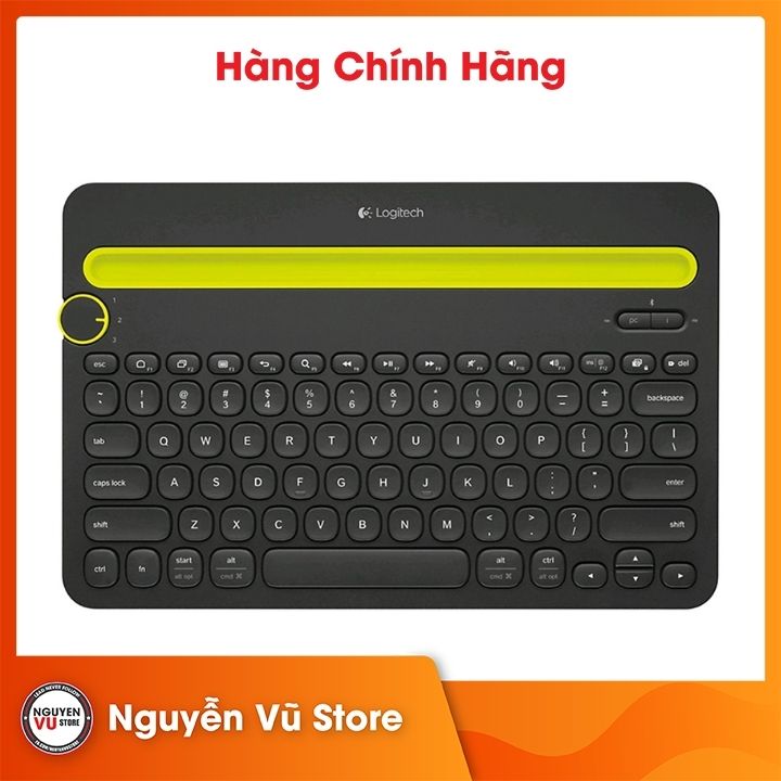 Bàn phím không dây bluetooth Logitech K480 - Kết nối 3 thiết bị, tối giản, phù hợp Mac/ PC/ Laptop/ Điện thoại/Tablet - Hàng chính hãng - Màu