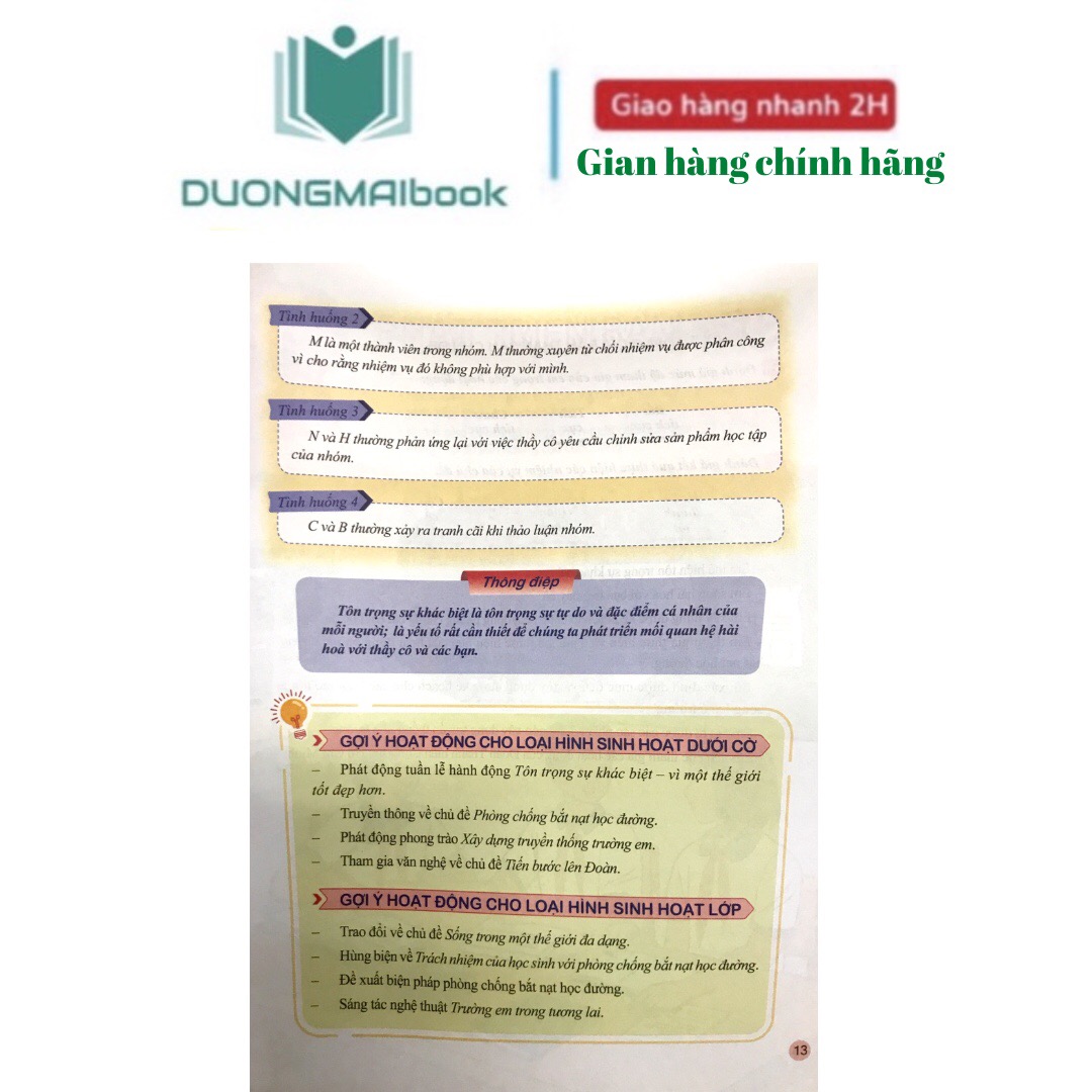 Sách - Hoạt động trải nghiệm, hướng nghiệp 9 Cánh Diều (bán kèm 1 thước kẻ)