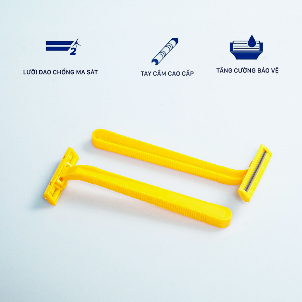 Dao Cạo Râu Avatar 2 Lưỡi Kép Thân Nhựa Dành Cho Nam Giới 1 Lần