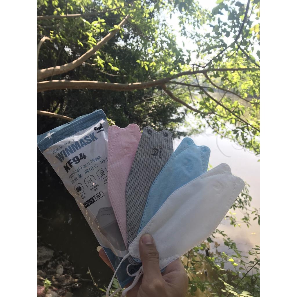 Khẩu trang KF94 Winmask kháng khuẩn Hàn Quốc 4 lớp chất liệu siêu mềm mại
