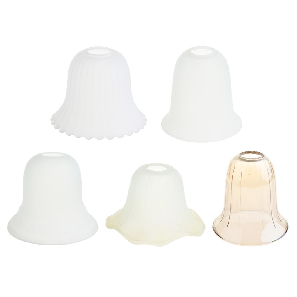 Creative E14 Lamp Shade Fabric Glass Lamp Shade Chandelier Clip-On Lamp Shade Set