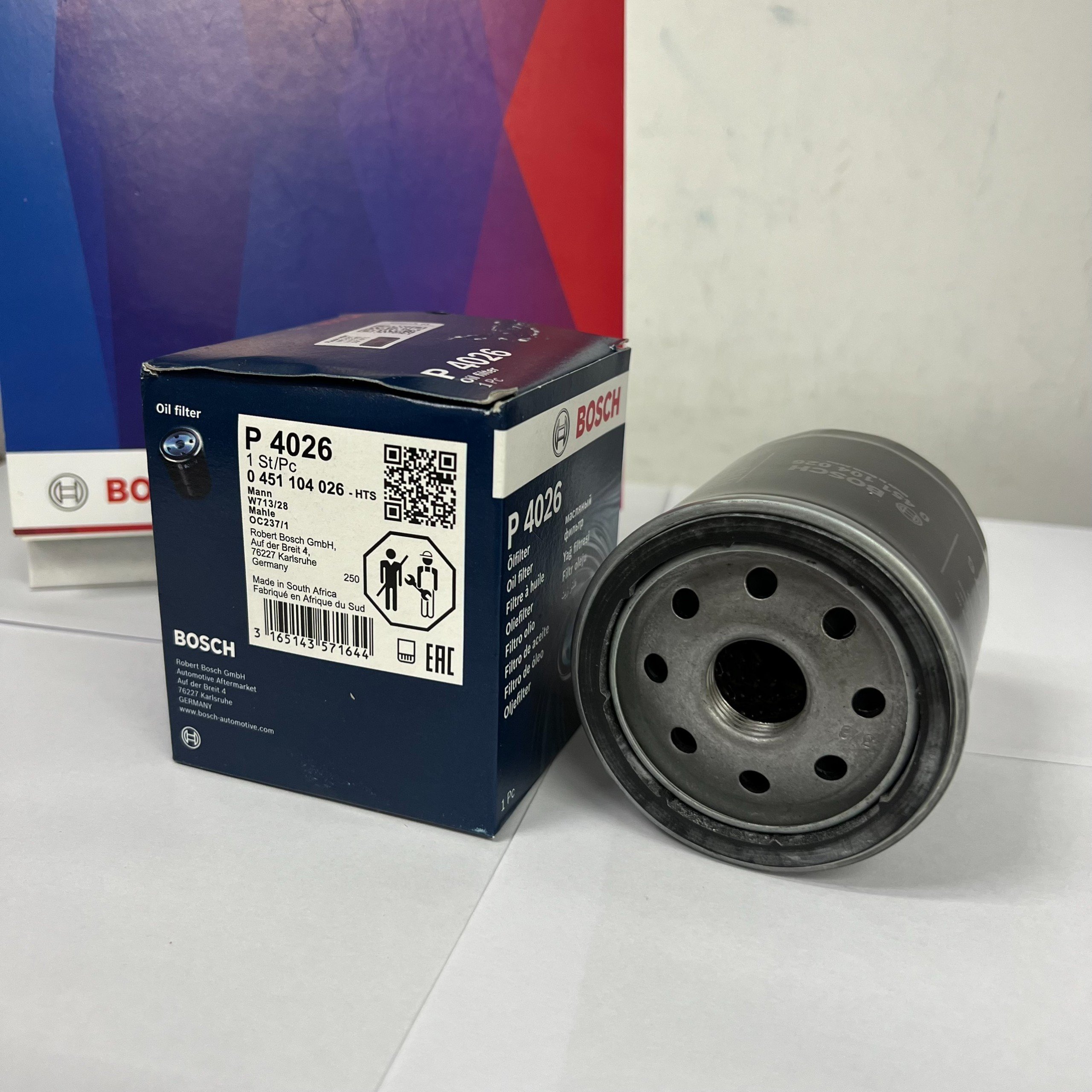 Lọc Dầu Động Cơ / BOSCH / P4026 / Dành Cho Xe MG MG5 1.5 Máy Xăng ZS 1.5 Máy Xăng | Hibu