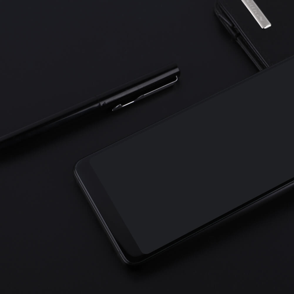 Miếng dán kính cường lực full màn hình 111D cho Samsung Galaxy A8 Plus 2018 hiệu HOTCASE - Hàng nhập khẩu