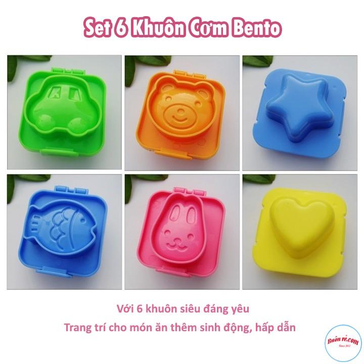 Set 6 Khuôn cơm bento Siêu_Rẻ - 00193