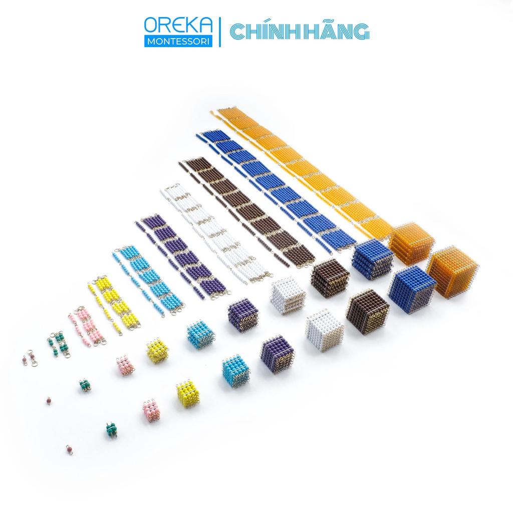 Đồ chơi trẻ em Oreka Montessori Bộ chuỗi hạt hoàn chỉnh  - 0520800