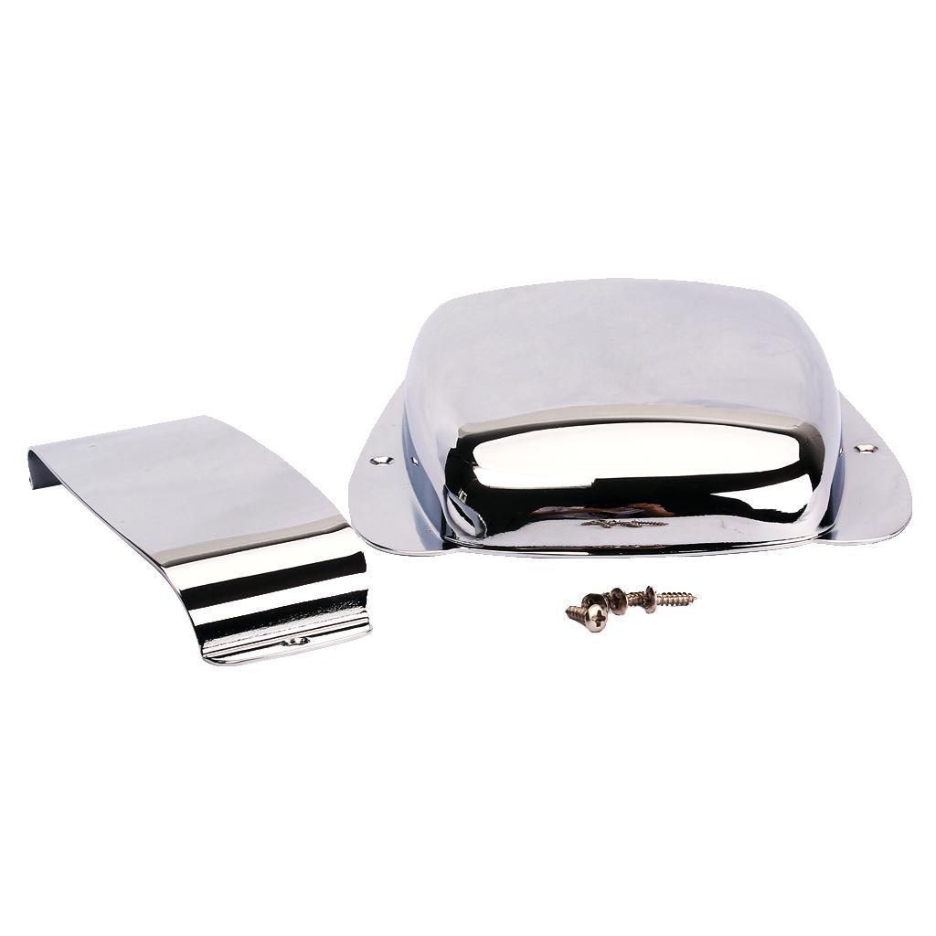 Chrome Plated Pickup & Bridge Plate Cover for Bass Electric Bass Guitar