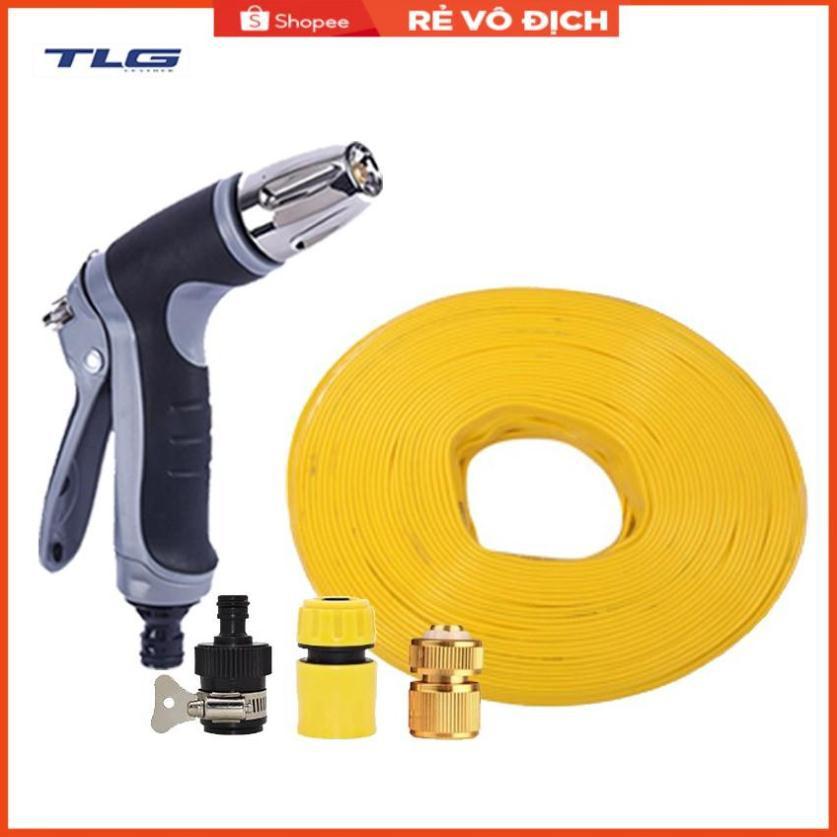 Bộ dây và vòi xịt rửa xe tưới cây tăng áp 15M(cút đồng nối 713-1) 206817