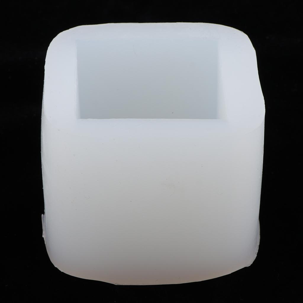 Geometric Round Square Silicone Flower Pot Mold Concrete Cement Resin Cast Mould