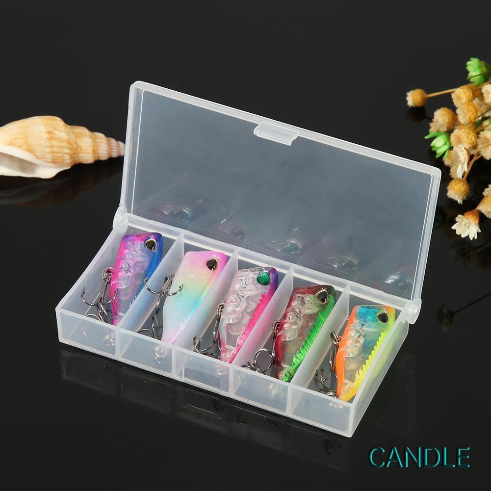 Set 5 Mồi Câu Cá Giả 4cm 3.5g