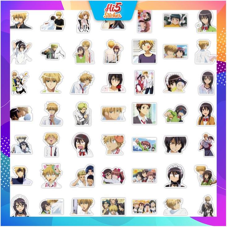 Sticker Hình dán Anime Vì Tôi Là Người Giúp Việc ms#234