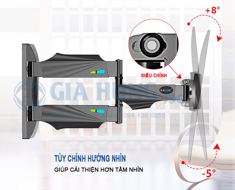 Giá treo ti vi xoay 90 độ cho ti vi 32 đến 55 inch KL Q4