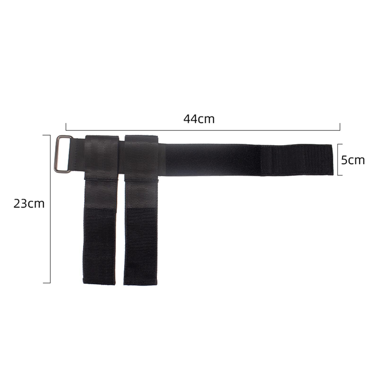 2Pcs Adjustable Weight Dumbbell Ankle Straps Black for Fitness Home Workout