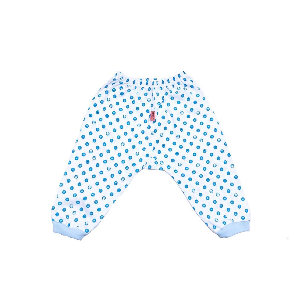 Sơ sinh -Quần dài chấm bi mặc bỉm BABIBOO BB38