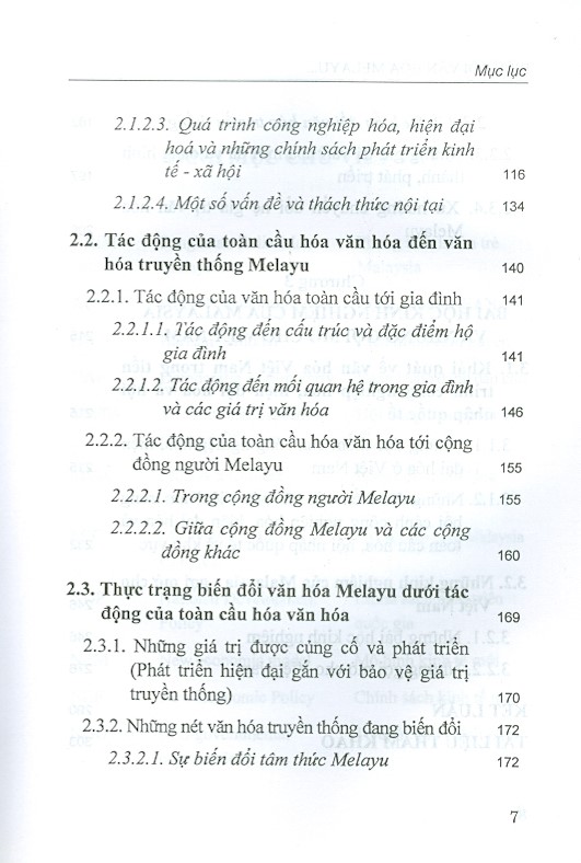 Biến Đổi Văn Hóa Melayu Ở Malaysia Trong Bối Cảnh Toàn Cầu Hóa Văn Hóa