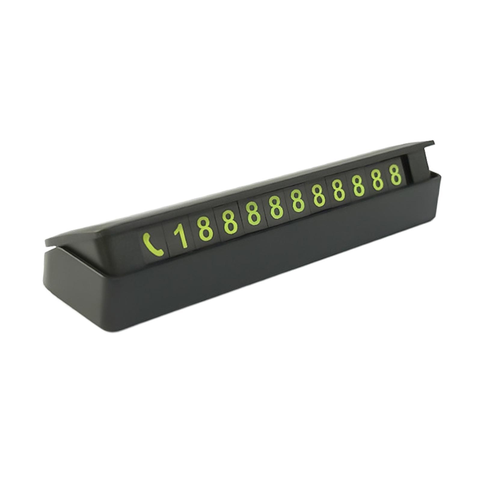 Temporary Phone Number for Car Easy to Fix Hidden Parking Phone Number Card