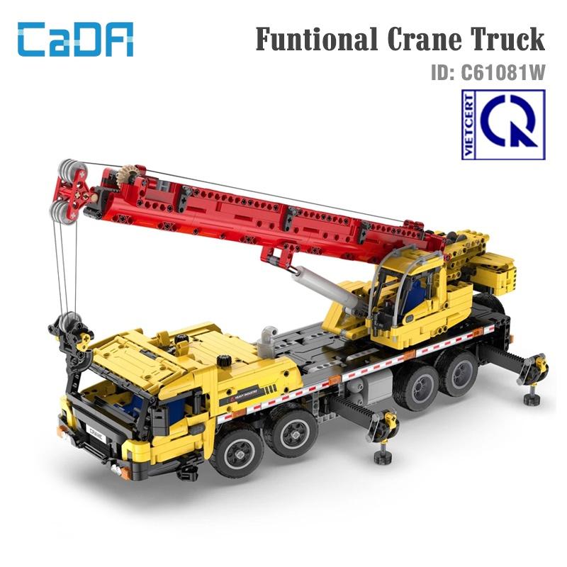 Đồ Chơi Lắp Ráp Điều Khiển Xe Cẩu Functional Crane Truck – CADA C61081W