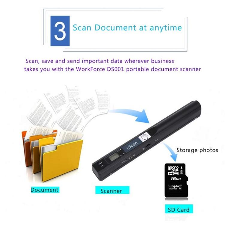 Máy Scan màu tài liệu hình ảnh cầm tay - AsiaMart