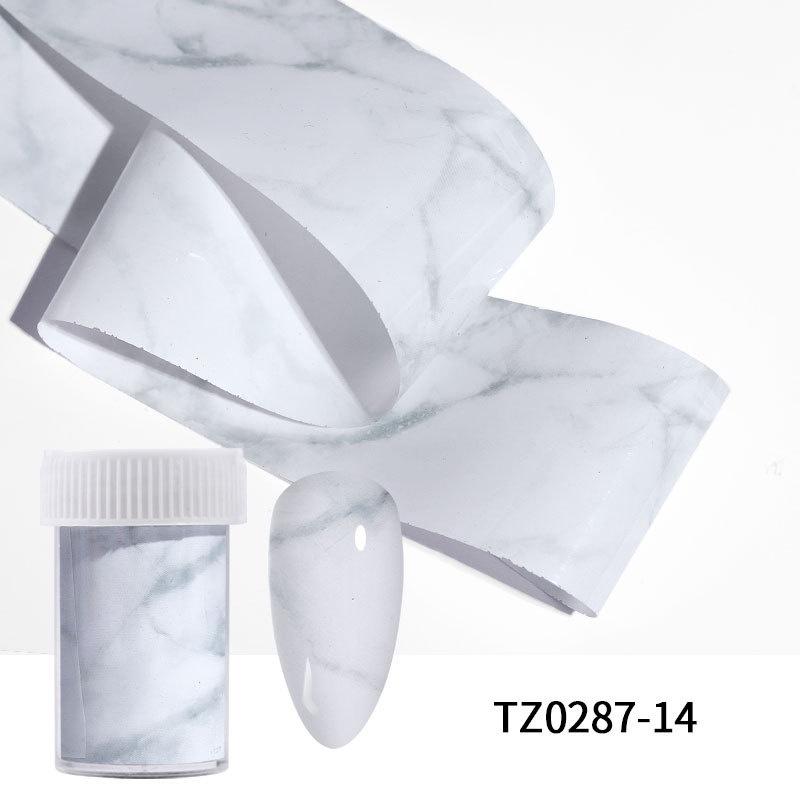 Foil dán móng họa tiết vân đá cẩm thạch hoa lá tự nhiên, decal sticker nail hoa văn cẩm thạch vân đá 3D 5D 4x100cm