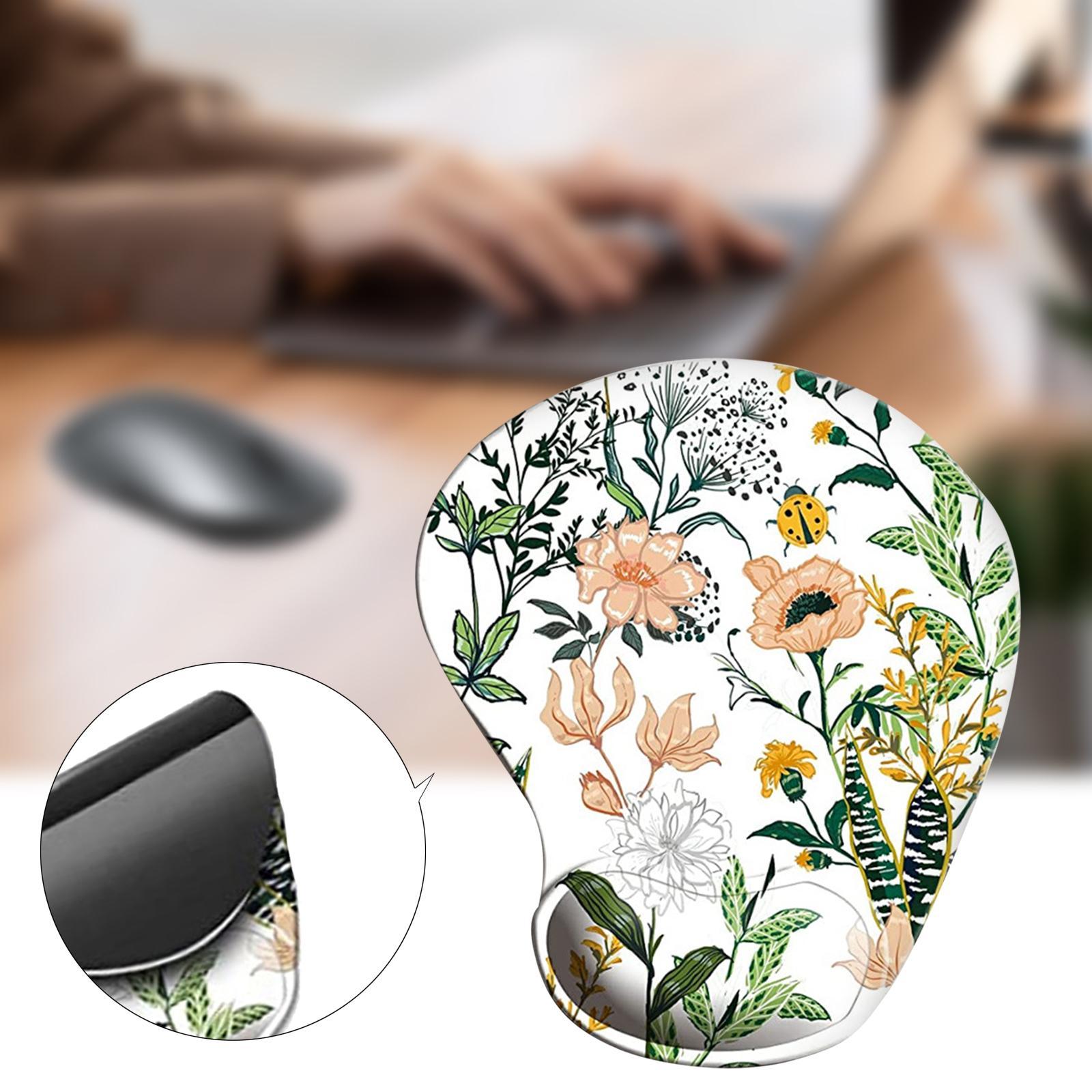 Mouse Pad with Wrist Rest Computer Mouse Mat Mousepad for Laptop Computers