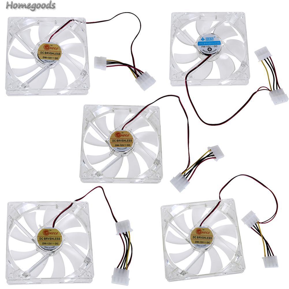 Quạt Tản Nhiệt Cpu Trong Suốt 12cm Với 4 Đèn Led