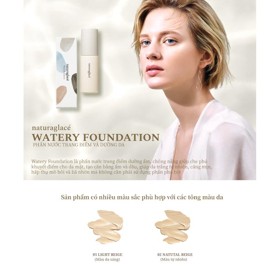 Phấn nước trang điểm và dưỡng da - naturaglacé Watery Foundation