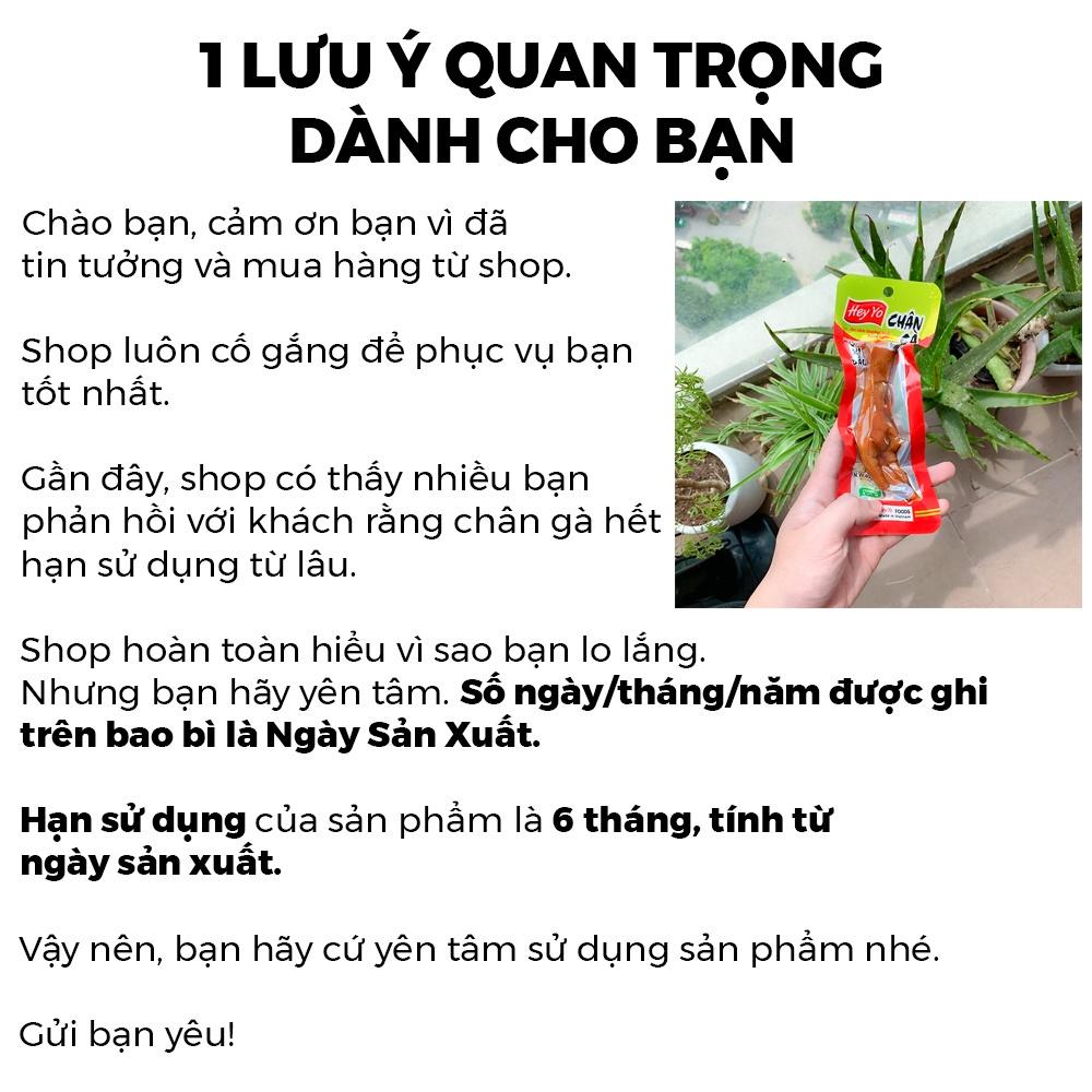 Chân gà cay xả ớt heyyo 40g đồ ăn vặt chân gà Việt Nam giai giòn sần sật vệ sinh an toàn thực phẩm