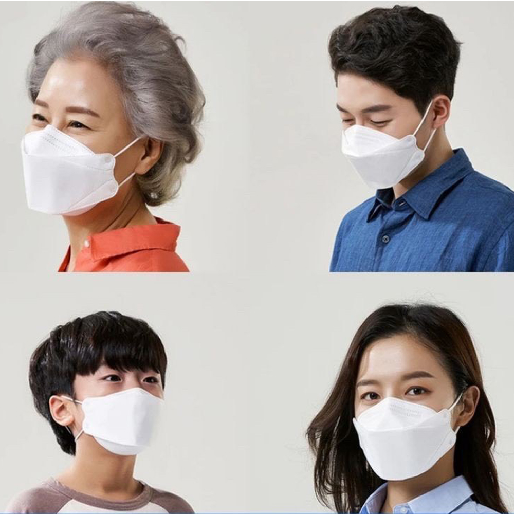 Set 10 khẩu trang 4D Kf94 dc mask kháng khuẩn lọc bụi mịn cao cấp