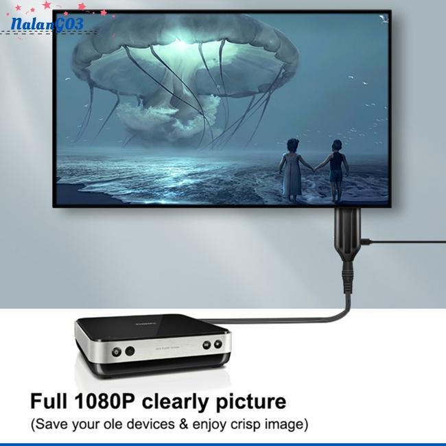 Cáp Chuyển Đổi NA Av Sang Hdmi 1080p 720p Cho Pc Sang Tv Set-top Box