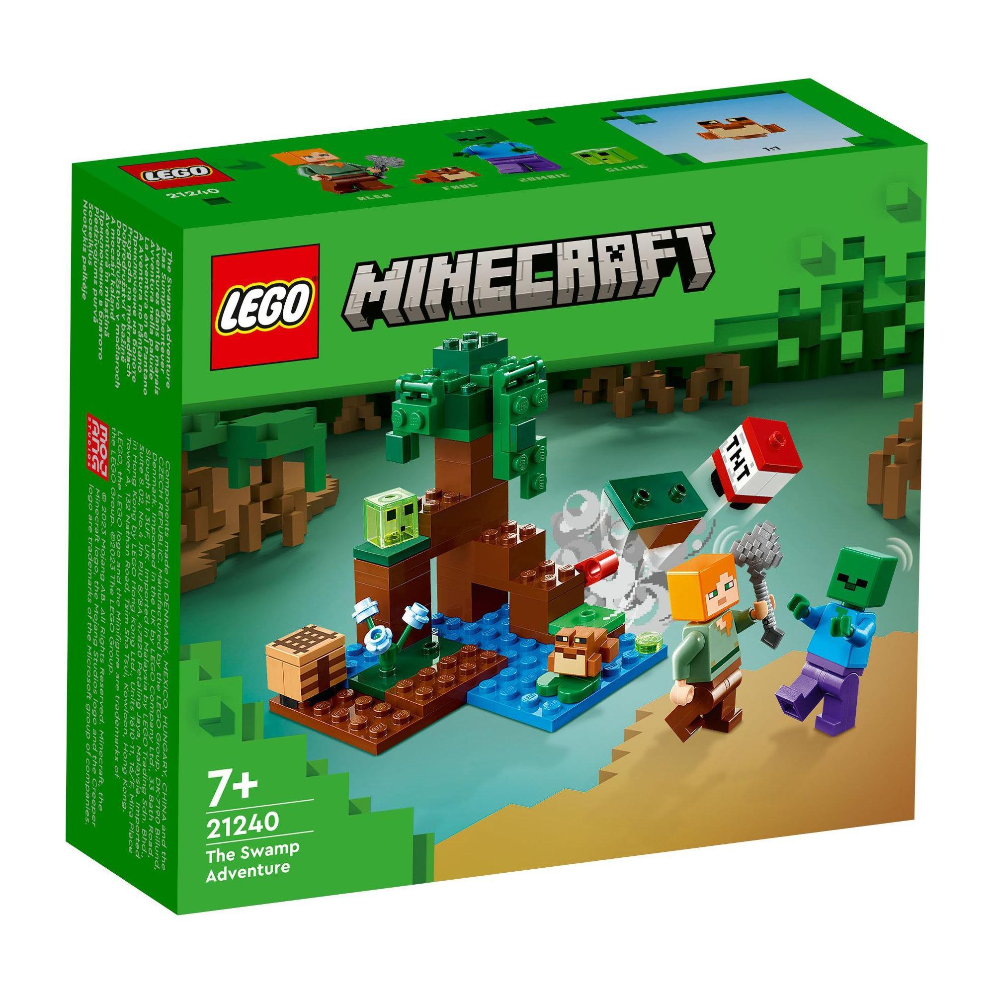 LEGO Minecraft 21240 Cuộc Phiêu Lưu Đầm Lầy Huyền Bí (65 Chi Tiết)