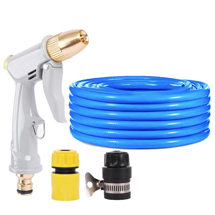 Bộ dây vòi xịt nước rửa xe, tưới cây tăng áp 3 lần, loại 20m 206846