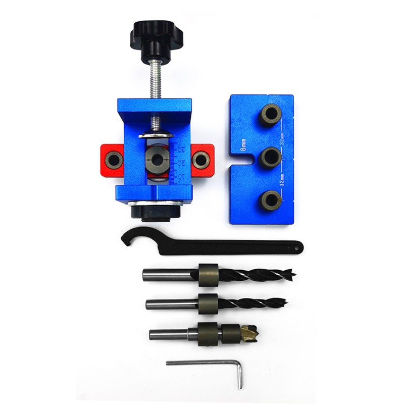 Bộ cữ khoan chốt cam liên kết hợp kim nhôm cao cấp