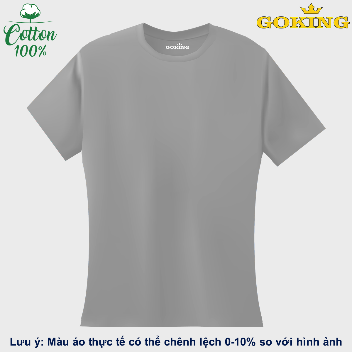 Crazy sale. Áo thun trơn nữ thoát nhiệt Nhật Bản GOKING, 100% cotton siêu thoáng mát, đánh bay cơn nóng mùa hè. Áo phông hàng hiệu cao cấp