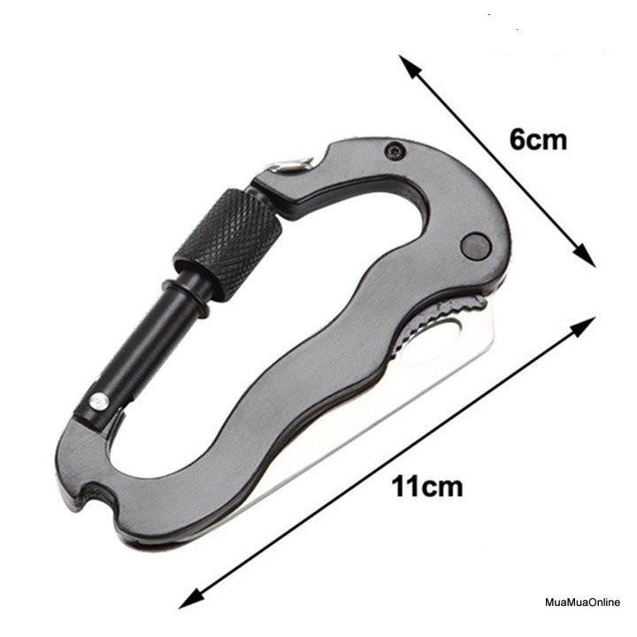 Móc Khóa Bỏ Túi Đa Năng Bằng Hợp Kim 5in1