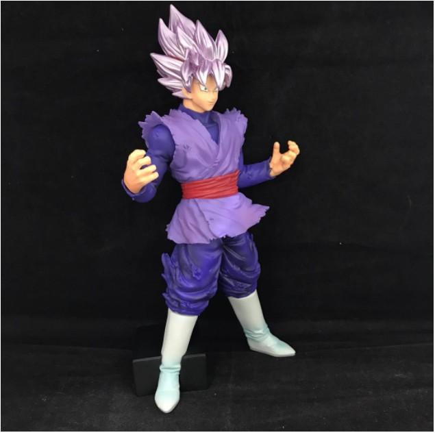 Mô Hình Dragon Ball - Super Saiyan Black Goku Pink nét chi tiết mặt đẹp sơn đậm chuẩn hình