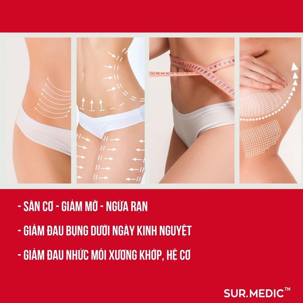 Thanh Lăn Massage Sur Medic Body Fit Body Hot Gel Cream Tan Mỡ Săn Cơ Định Hình 100ml