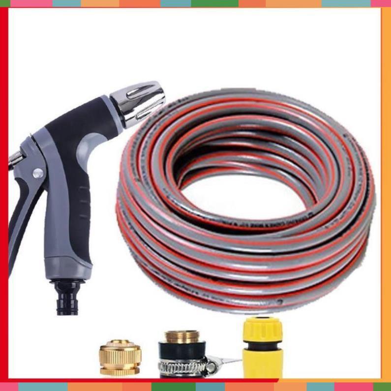 Bộ dây và vòi xịt rửa xe tưới cây tăng áp 20M 206817
