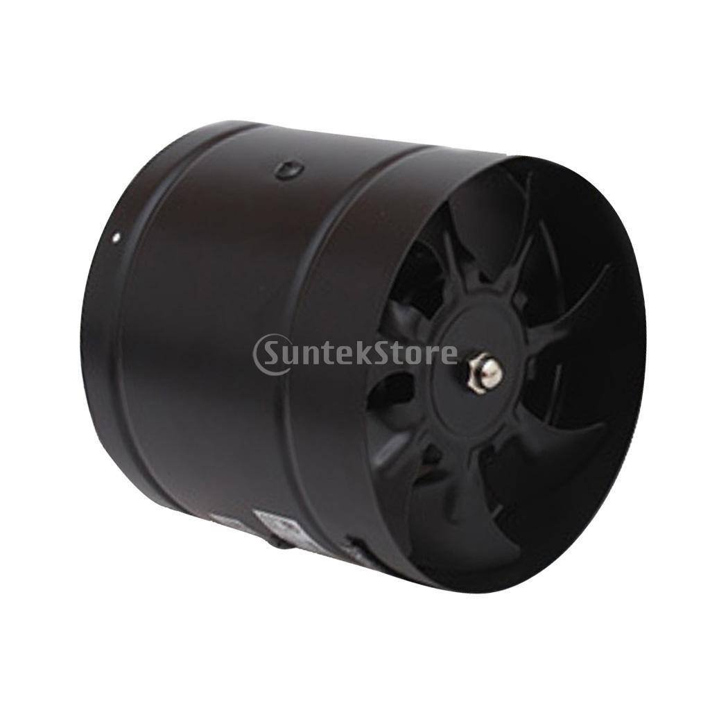 Metal Inline Duct Fan Booster Exhaust Blower Air Cooling Vent