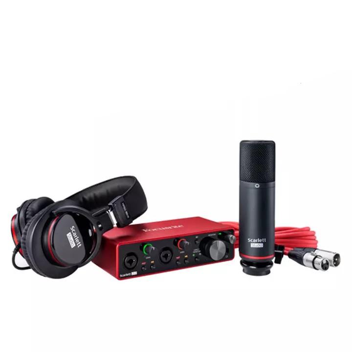 Thiết bị thu âm Focusrite Scarlett 2i2 Studio Gen 3 Sound Card Âm Thanh - USB Audio Interface(Focus 3rd Generation-Gen3