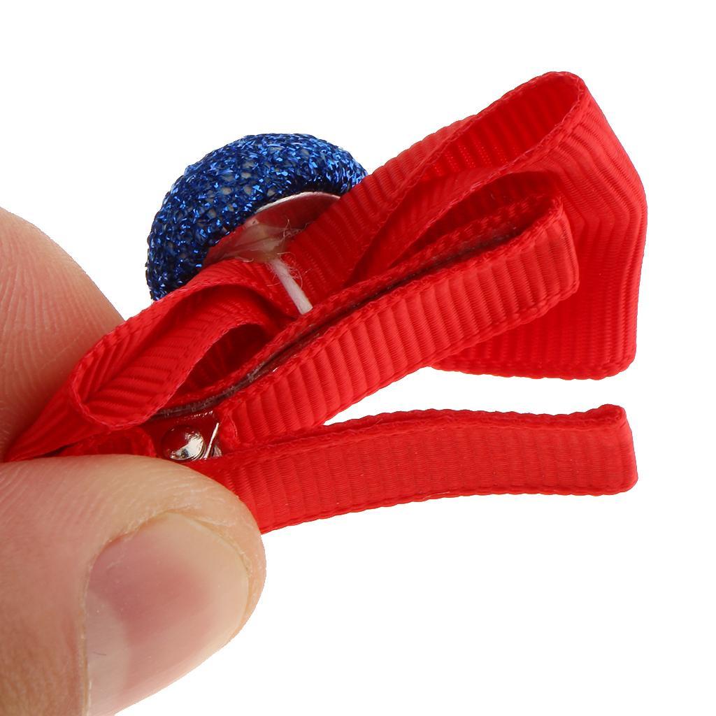 5Pcs Colorful Baby Girl Hair Clip Bows Small Cap Design Alligator Clips Infant Toddler Barrettes Khaki/Red/Pink/Green/Purple/Blue