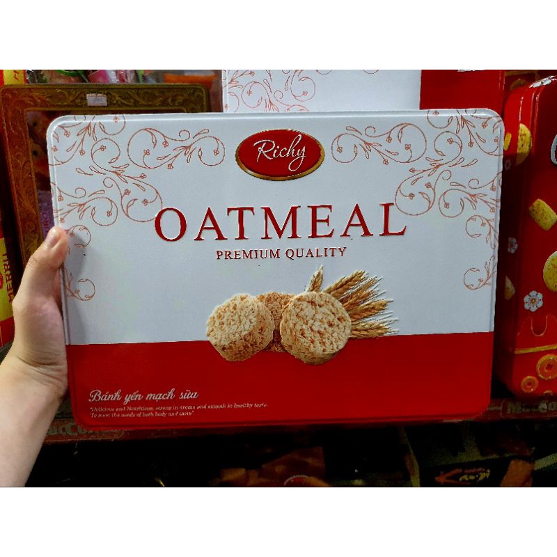 Bánh yến mạch sữa Oatmeal Richy 368g