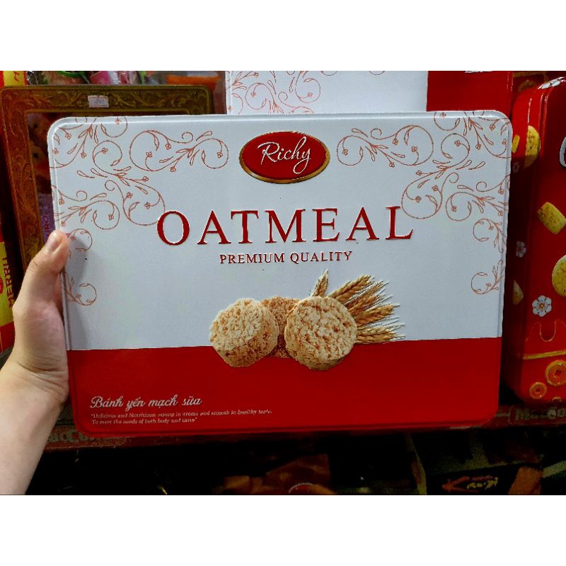 Bánh yến mạch sữa Oatmeal Richy 368g