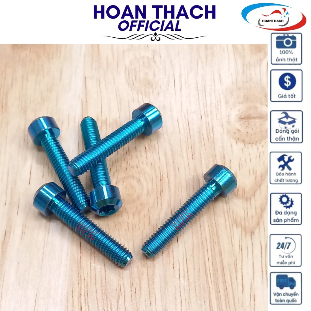 Ốc 6L25 Trụ Xanh Lục Bảo Dùng cho nhiều dòng xe SP016464 (giá 1 con)