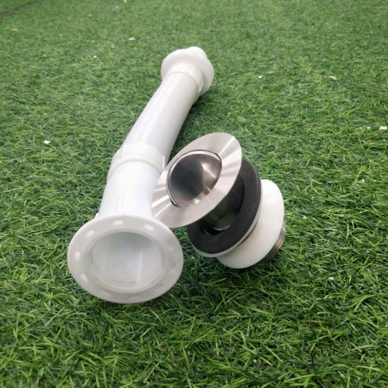 Ống thoát nước xiphong chậu sứ rửa tay lavabo có thoát tràn