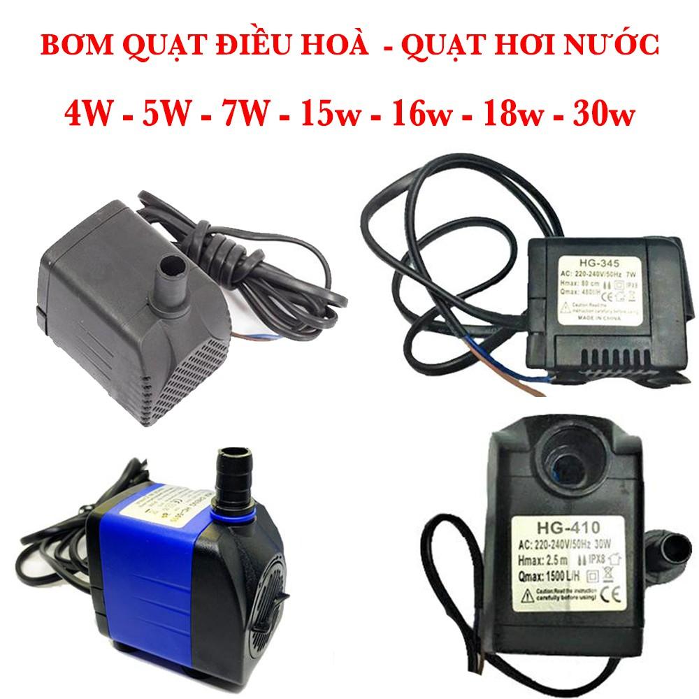 BƠM QUẠT ĐIỀU HOÀ - BƠM QUẠT HƠI NƯỚC - BƠM MINI - BƠM BỂ CÁ