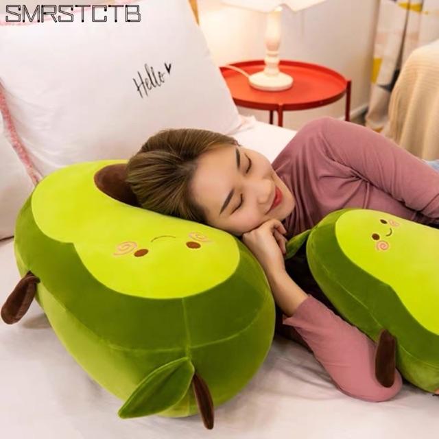 Gối Ôm Quả Bơ Xanh Cực Yêu Nhồi Bông Xoắn Cao Cấp Xuất Nhật Siêu Mềm Mịn (Shinbedding.shop)