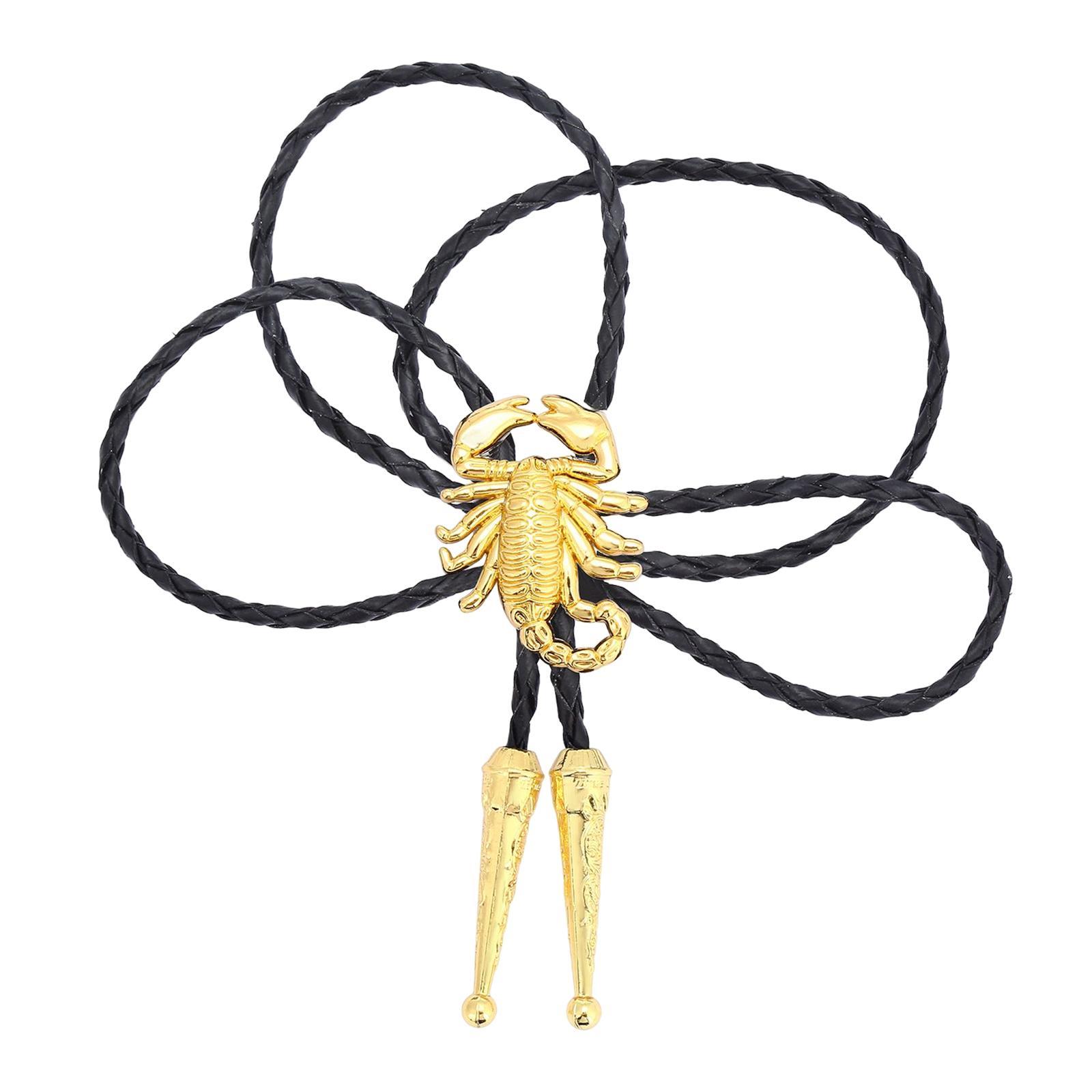 Alloy Bolo Tie Adjustable Costume Retro Style Rope Cowboy for Women Men