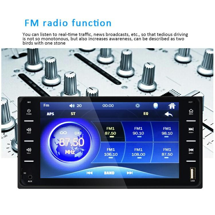Đầu Màn Hình 7 inch Đa Năng Cho Xe - Kết Nối Đa Năng - Đầu DVD Kèm Giắc Zin Theo Xe Toyota
