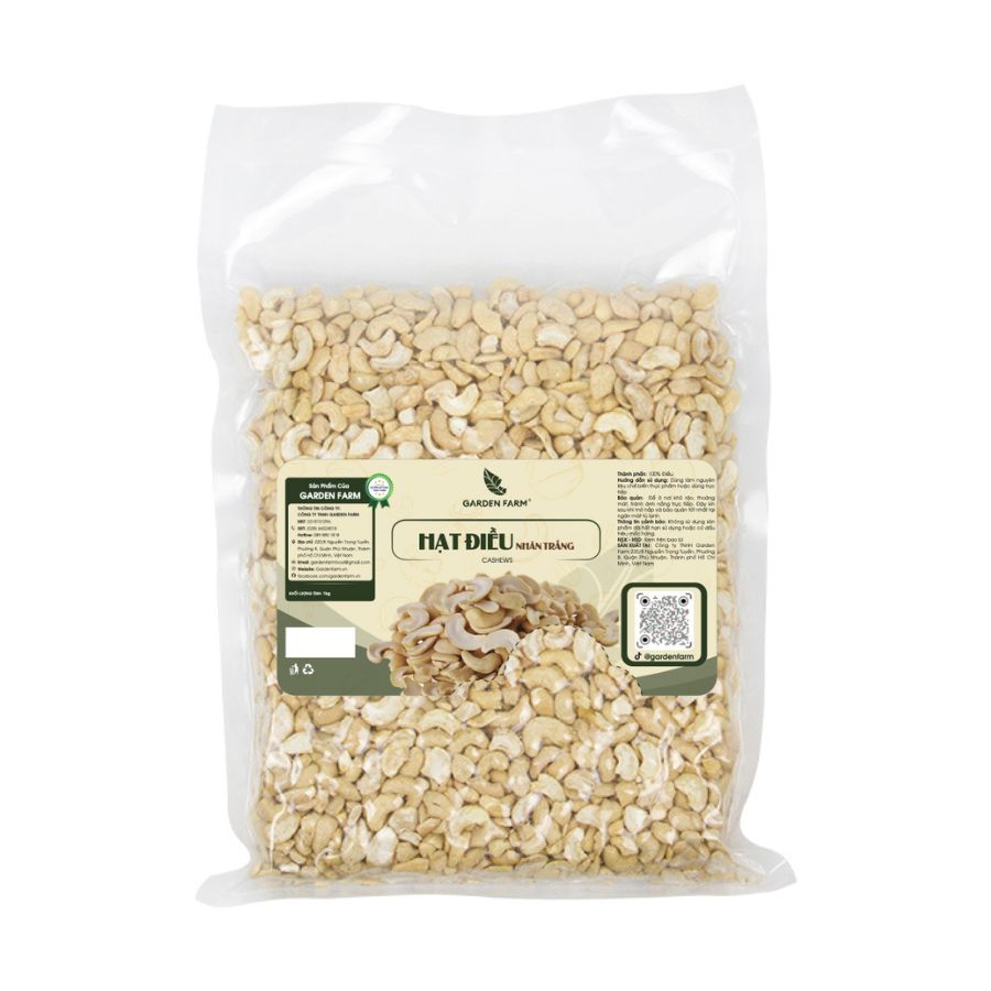 Hạt Điều Nhân Trắng Vỡ Đôi WS 1kg